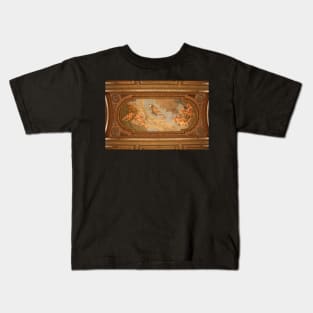 Photo of New York Public Library Ceiling Mural Kids T-Shirt